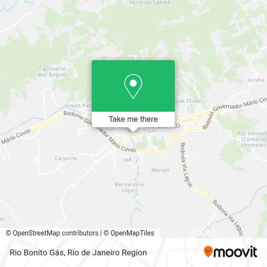 Rio Bonito Gás map
