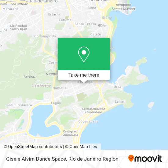Gisele Alvim Dance Space map