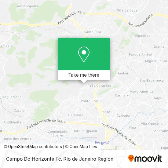 Campo Do Horizonte Fc map