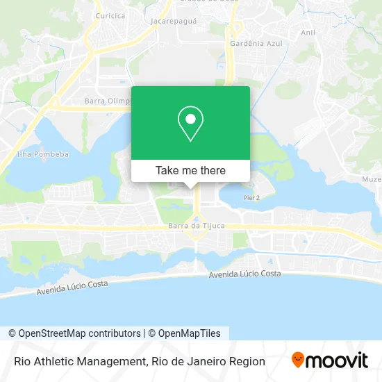 Rio Athletic Management map