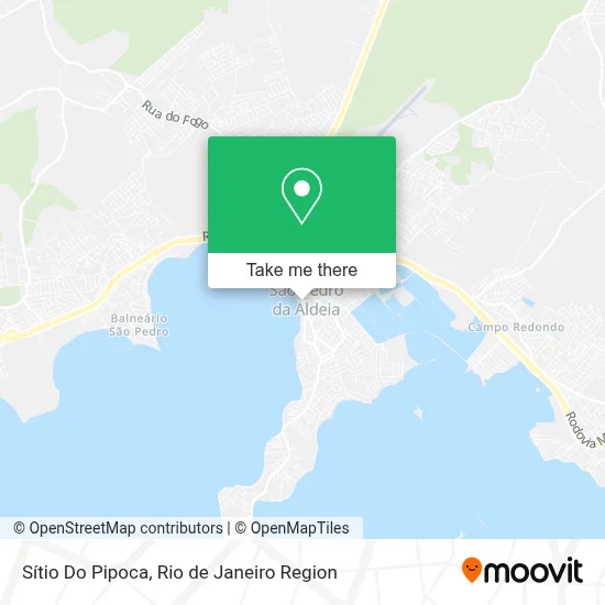 Sítio Do Pipoca map