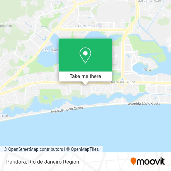 Pandora map