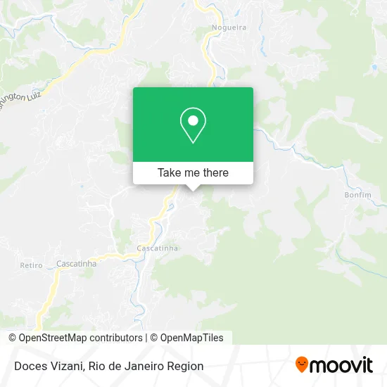 Doces Vizani map