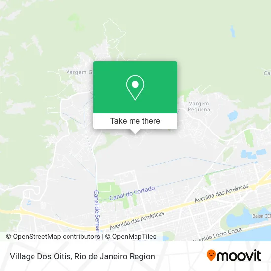 Village Dos Oitis map