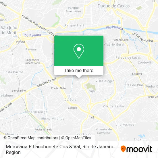Mercearia E Lanchonete Cris & Val map