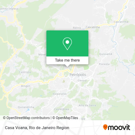 Casa Voana map