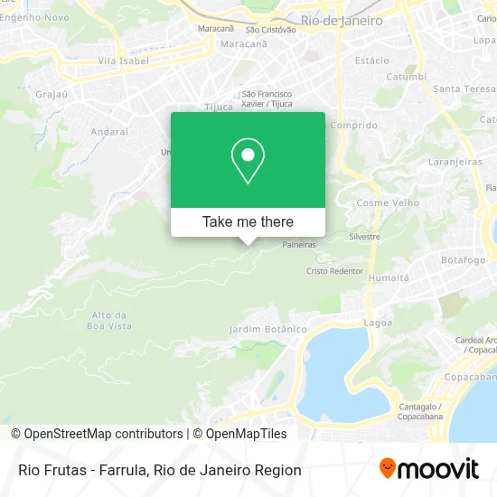 Rio Frutas - Farrula map