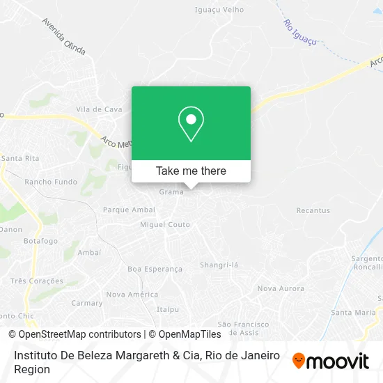 Instituto De Beleza Margareth & Cia map