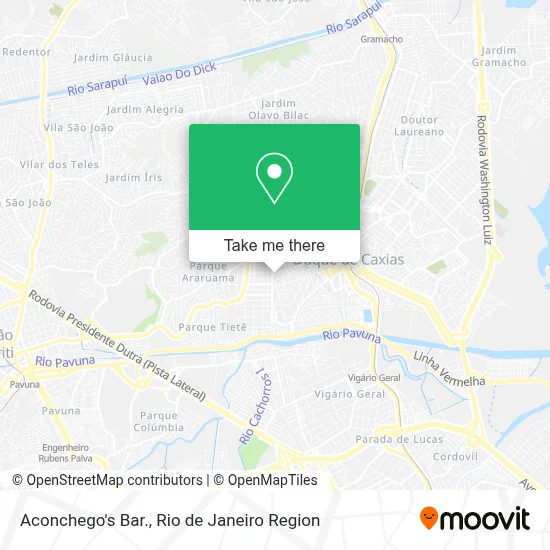 Aconchego's Bar. map