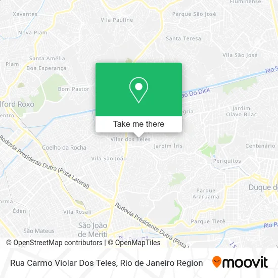 Rua Carmo Violar Dos Teles map