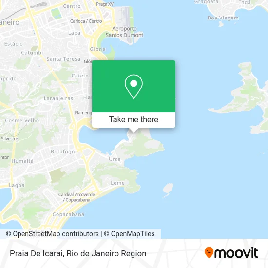 Praia De Icarai map