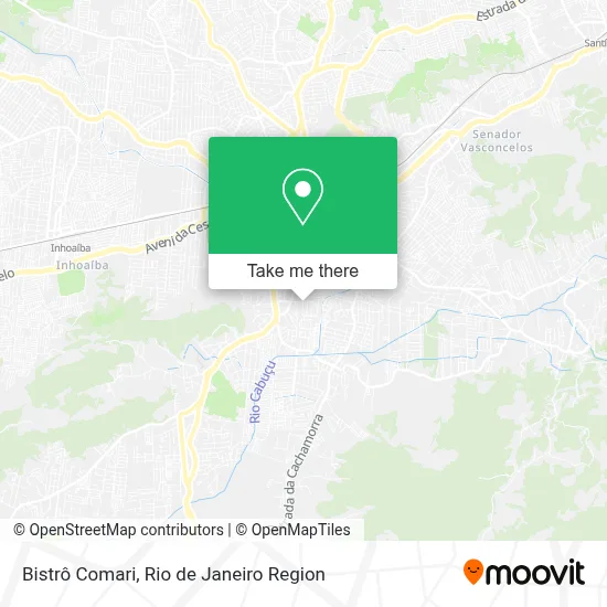 Bistrô Comari map