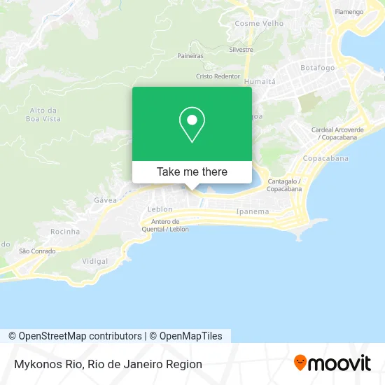 Mykonos Rio map