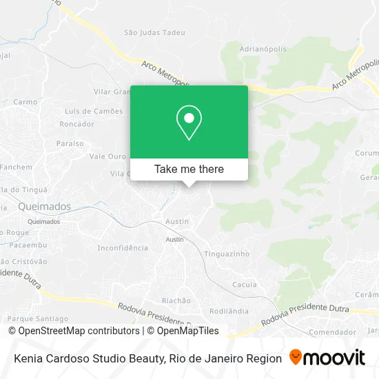 Kenia Cardoso Studio Beauty map