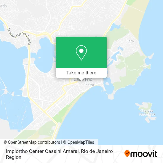 Implortho Center Cassini Amaral map
