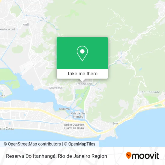 Reserva Do Itanhangá map