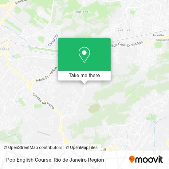 Pop English Course map
