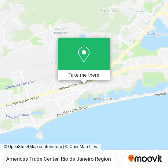 Americas Trade Center map