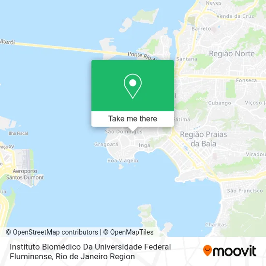 Instituto Biomédico Da Universidade Federal Fluminense map