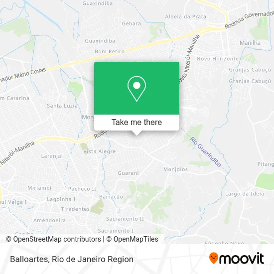 Balloartes map
