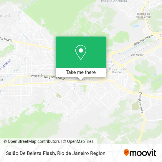 Salão De Beleza Flash map