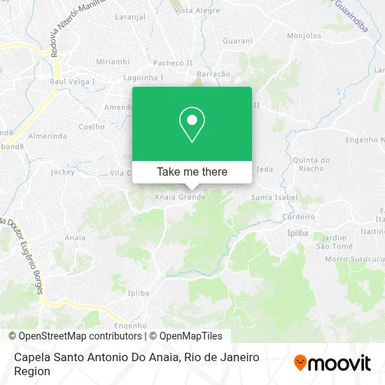 Capela Santo Antonio Do Anaia map