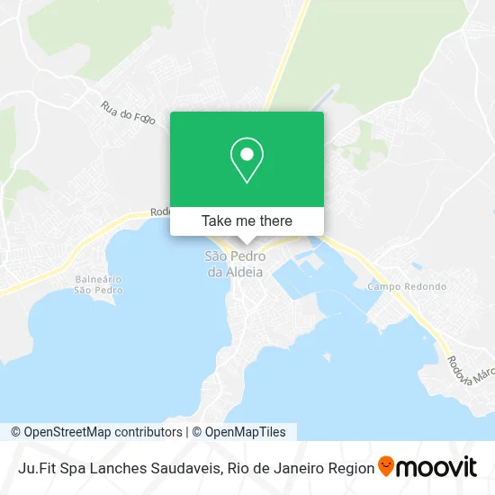 Ju.Fit Spa Lanches Saudaveis map