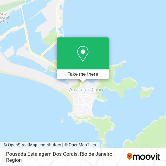 Pousada Estalagem Dos Corais map