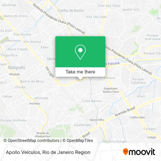 Apollo Veículos map