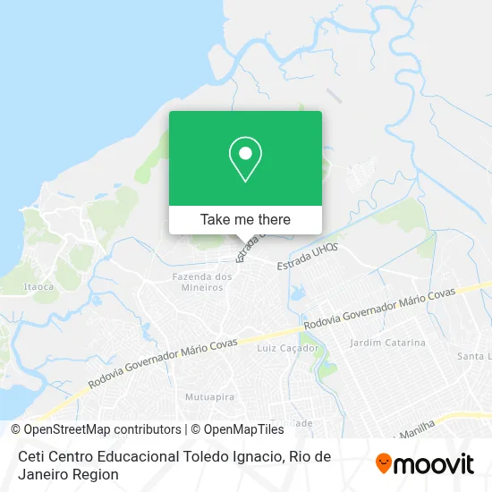 Ceti Centro Educacional Toledo Ignacio map