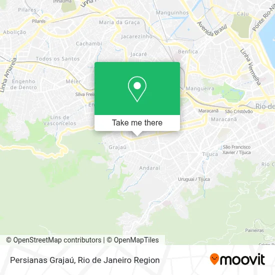 Persianas Grajaú map