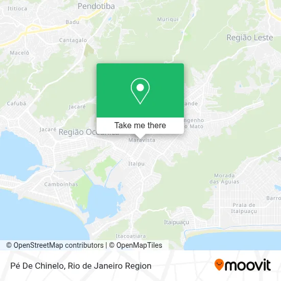 Pé De Chinelo map