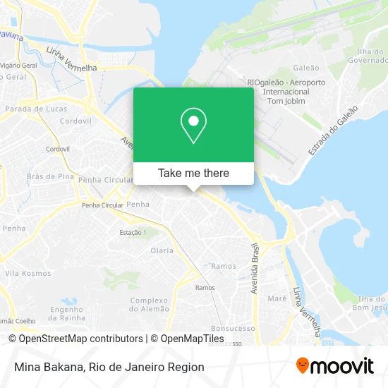Mina Bakana map