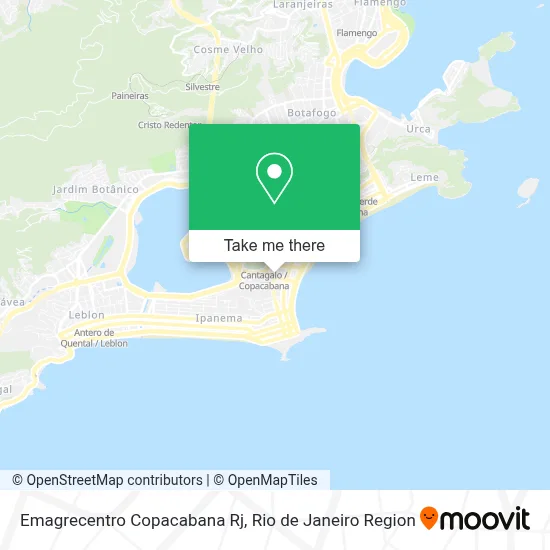 Emagrecentro Copacabana Rj map