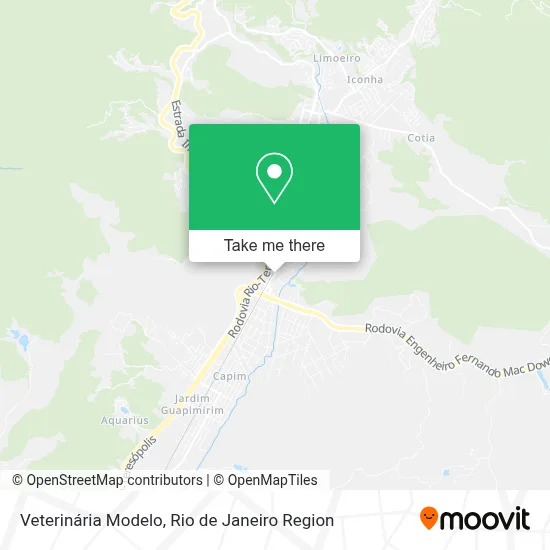 Veterinária Modelo map
