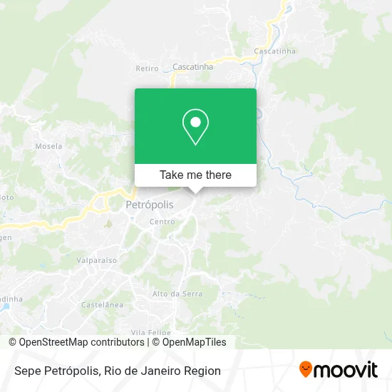 Sepe Petrópolis map