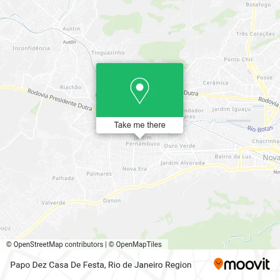Papo Dez Casa De Festa map