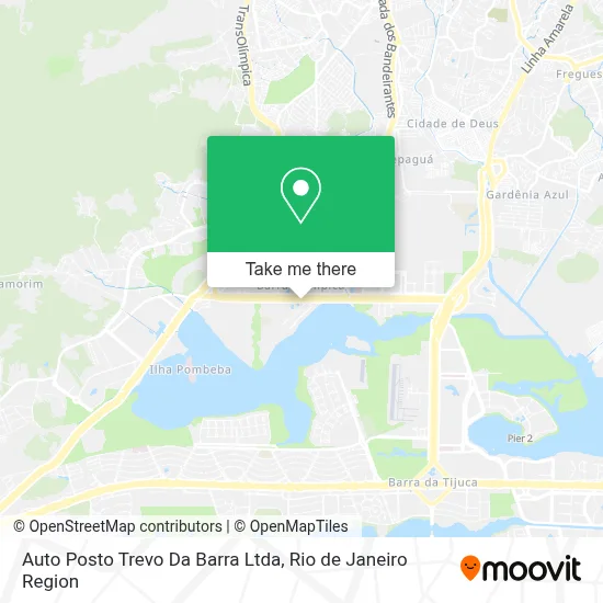 Auto Posto Trevo Da Barra Ltda map