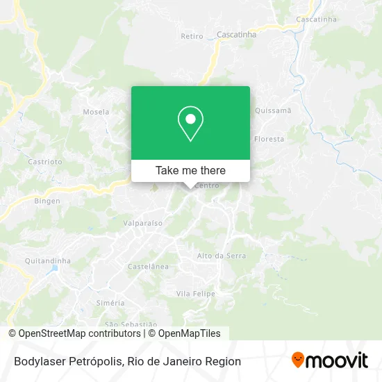 Bodylaser Petrópolis map