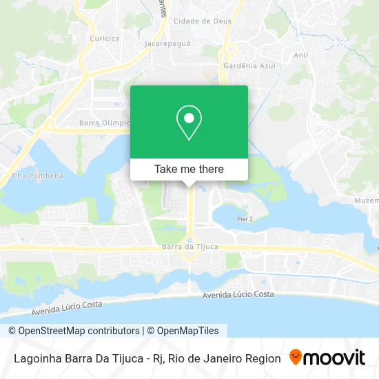 Lagoinha Barra Da Tijuca - Rj map