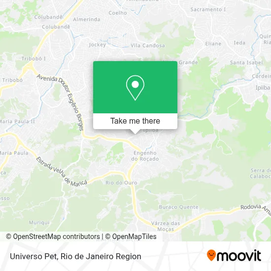 Universo Pet map