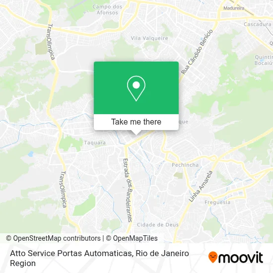 Atto Service Portas Automaticas map