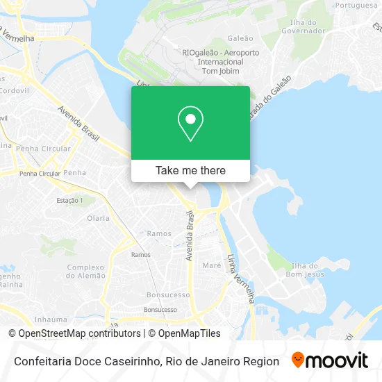 Confeitaria Doce Caseirinho map