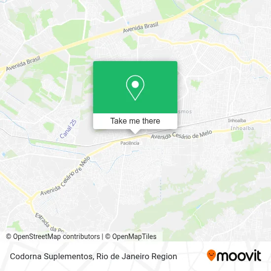 Codorna Suplementos map