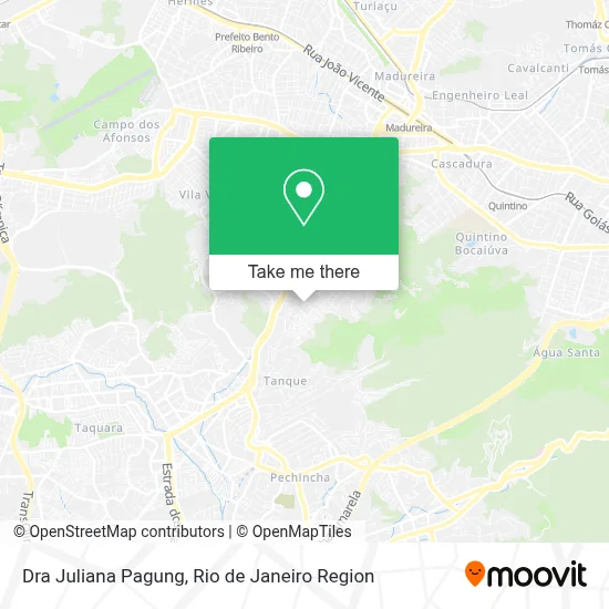 Dra Juliana Pagung map