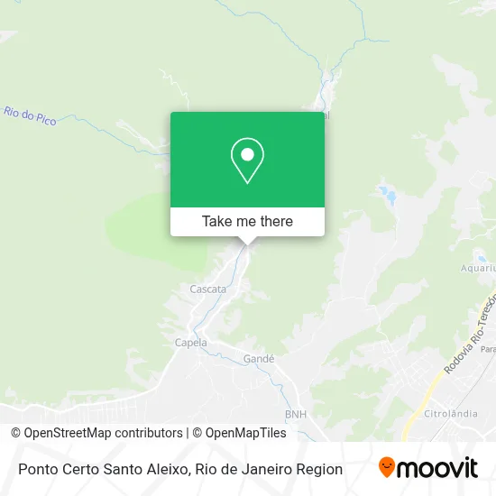 Ponto Certo Santo Aleixo map