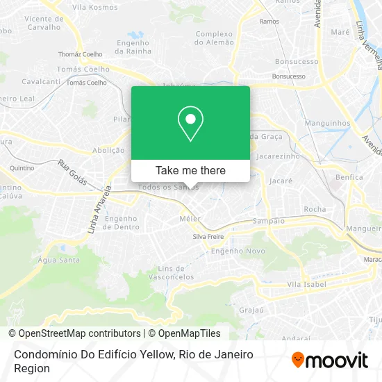 Condomínio Do Edifício Yellow map
