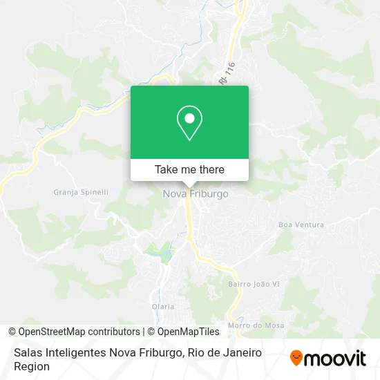 Salas Inteligentes  Nova Friburgo map