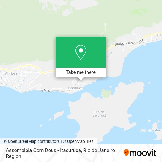 Assembleia Com Deus - Itacuruça map