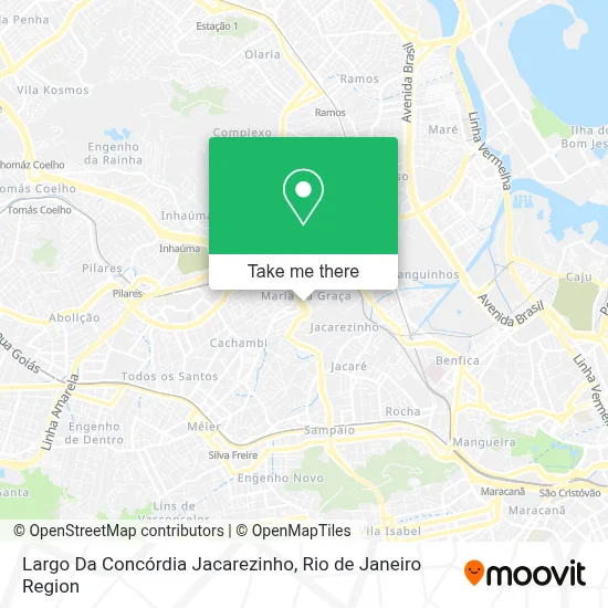 Largo Da Concórdia Jacarezinho map